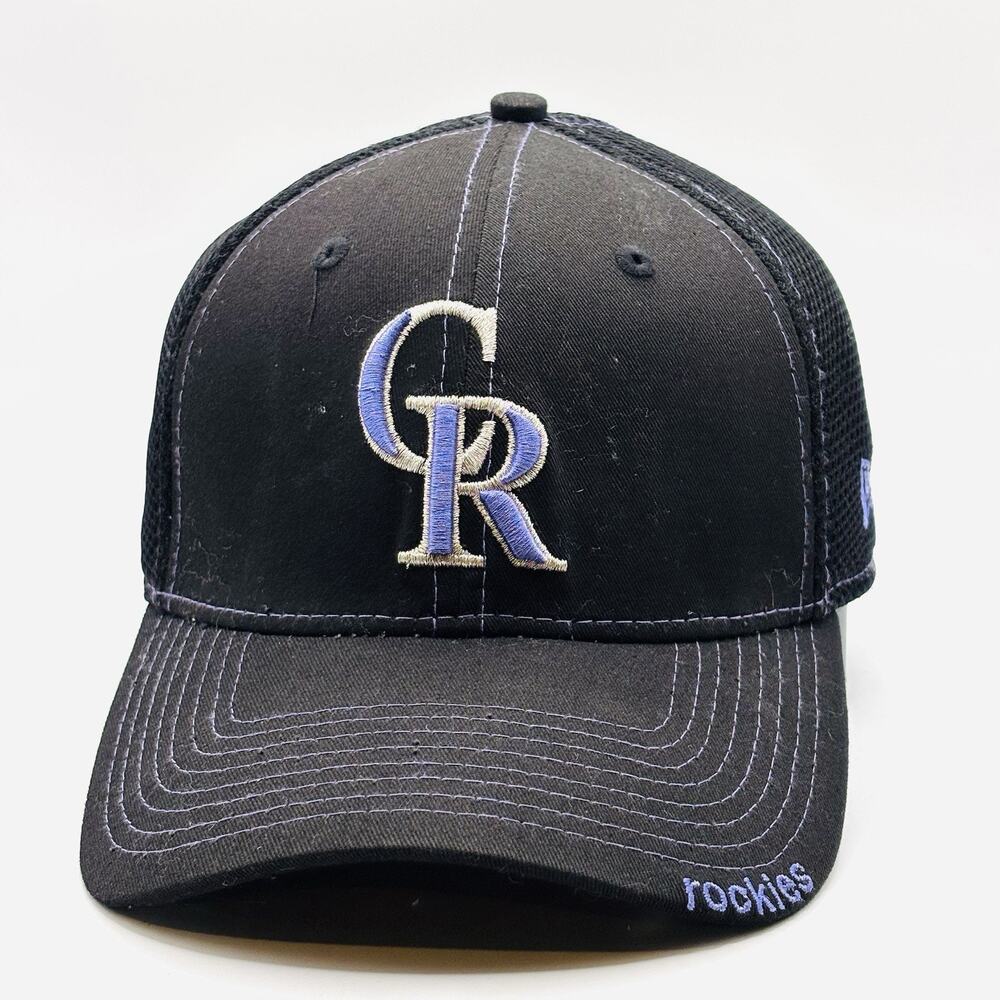 Colorado Rockies Baseball Hat Cap Flex Fit M/L New Era